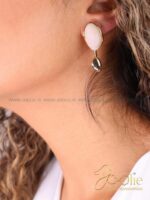 گوشواره زنانه طرح طلا|مخمل کد E1150 - Image 4