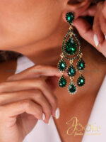 گوشواره زنانه طرح یاقوت کد E1145 - Image 4