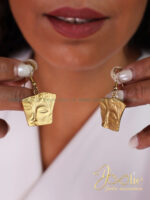 گوشواره زنانه ورشو | عثمانی مدل زئوس کد E1132 - Image 4