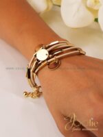 دستبند زنانه طرح طلا مدل سکه کد B2157 - Image 13