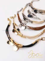 دستبند زنانه طرح طلا مدل سکه کد B2157