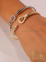 بنگل زنانه طرح طلا فرد | Fred کد B2159 - Image 6