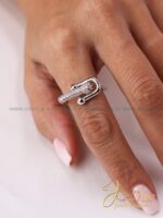 انگشتر زنانه طرح طلا لوکس تیفانی اند کو کد R4117 - Image 4