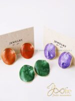 گوشواره زنانه میناکاری کد E1160