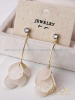 گوشواره زنانه مدل گلبرگ کد E1172 - Image 2