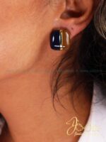 گوشواره زنانه مینا - طلا کد E1169 - Image 3