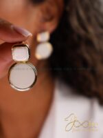 گوشواره زنانه میناکاری کد E1158 - Image 2