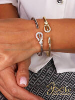 بنگل زنانه طرح طلا فرد | Fred کد B2159 - Image 5