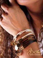 دستبند زنانه طرح طلا مدل سکه کد B2157 - Image 2