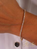 دستبند زنانه تنیسی کد B2155 - Image 4