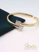 دستبند طرح طلا بولگاری مدل B2166 - Image 7