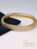 دستبند زنانه طرح طلا - جواهری کد B2168 - Image 2