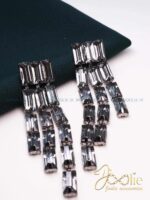 گوشواره زنانه کریستالی کد E1185 - Image 4