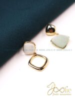 گوشواره زنانه طرح طلا|مخمل کد E1148