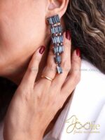 گوشواره زنانه کریستالی کد E1185 - Image 7