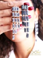 گوشواره زنانه کریستالی کد E1185 - Image 10