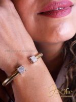 دستبند طرح طلا بولگاری مدل B2166 - Image 10