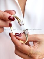 دستبند طرح طلا بولگاری مدل B2166 - Image 8