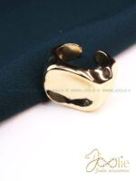 انگشتر زنانه طرح طلا مدل دفرم کدR4131 - Image 5