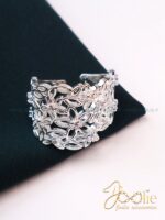 انگشتر زنانه طرح طلا کد R4133 - Image 5