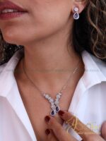 نیم ست جواهری زنانه کد S5108 - Image 9