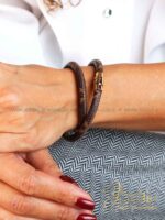 دستبند زنانه چرمی لویی ویتون کد B2174 - Image 3