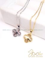 گردنبند زنانه طرح طلا ون کلیف کدN3126 - Image 2