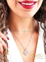 گردنبند زنانه طرح طلا ون کلیف کدN3126 - Image 6