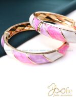 دستبند- بنگل زنانه میناکاری گلد کد B2186 - Image 7