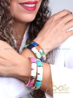 دستبند | بنگل زنانه میناکاری کد B2149 - Image 11