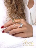 انگشتر زنانه طرح طلا مد آرس کدR4140