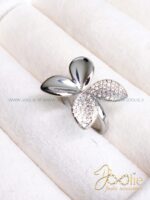 انگشتر زنانه طرح طلا مدل نگین کد R4139 - Image 6