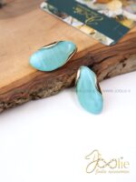 گوشواره زنانه مینا کاری مدل مهتاب کد E1178