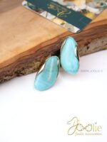 گوشواره زنانه مینا کاری مدل مهتاب کد E1178 - Image 6