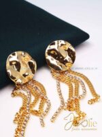 گوشواره زنانه طرح طلا امرلند کد E1186 - Image 2