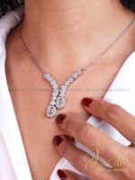 نیم ست گردنبند گوشواره زنانه کد S5109 - Image 3