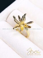 انگشتر زنانه فلاور دیزاین کد R4135 - Image 3