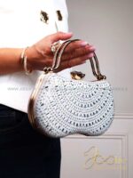 کیف زنانه مجلسی مدل زرین کد K877 - Image 13