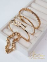مجموعه چهار عددی بنگل زنانه کدB2193 - Image 3