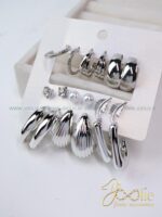 مجموعه ۹ عددی گوشواره زنانه کد E1206 - Image 6