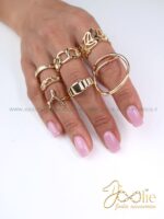 مجموعه ۸ عددی انگشتر زنانه کد R4159 - Image 3