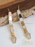 گوشواره زنانه مدل بولگاری کدE1214 - Image 6