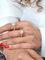 انگشتر زنانه طرح برلیان کد R4162 - Image 3