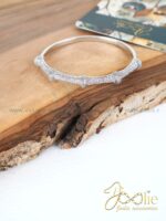 بنگل | دستبند زنانه طرح طلا کد B2203 - Image 6