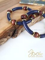 دستبند زنانه مدل گوی چوب کد E2208 - Image 5
