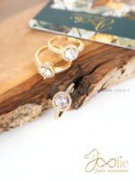 انگشتر زنانه طرح برلیان کد R4162 - Image 2