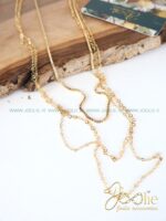 رومانتویی | گردنبند زنانه سه لاین کد N3148 - Image 2