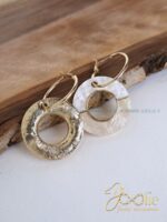 گوشواره زنانه رزین استیل دورو کد E1229 - Image 6