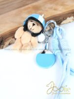 چام بگ | آویز کیف تدی پینگ پنگی کد C9112 - Image 4