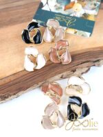 گوشواره استیل – میناکاری مدل گیلاوا کد E124۵ - Image 2